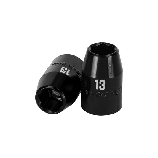 Dado cuadro 1/2' de impacto 6 puntas de 13 mm, Truper Caja con 6, 12413
