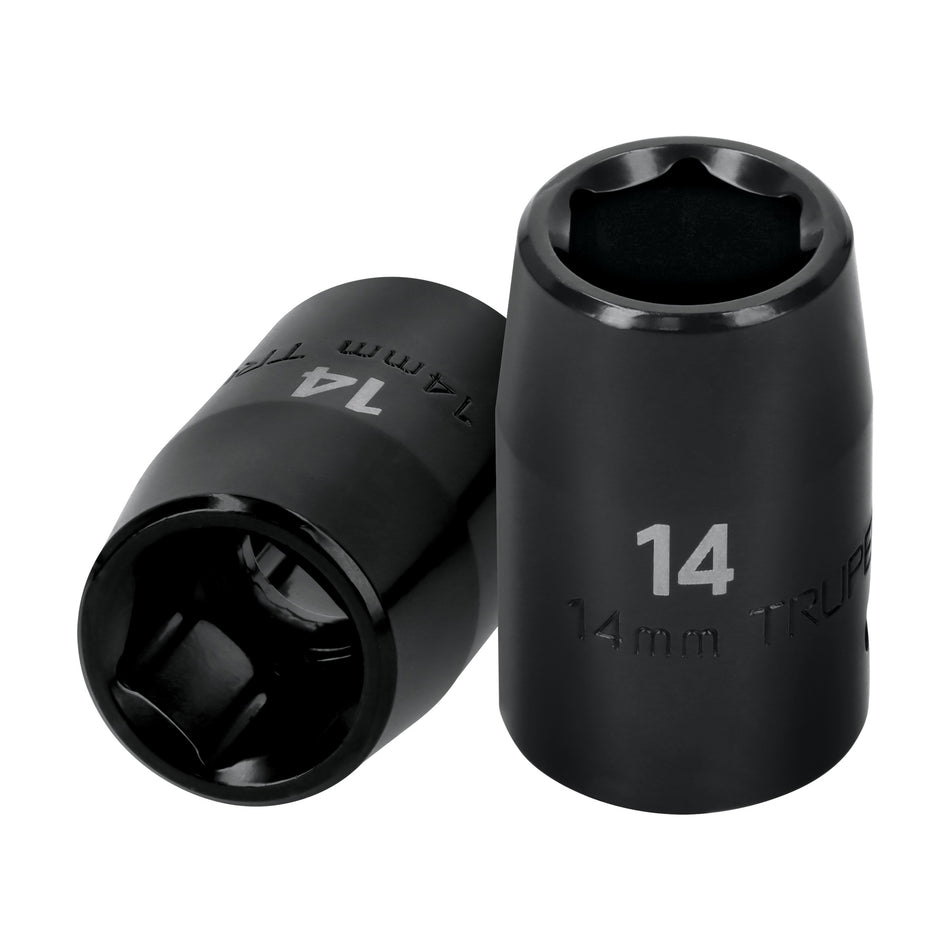 Dado cuadro 1/2' de impacto 6 puntas de 14 mm, Truper Caja con 6, 12414
