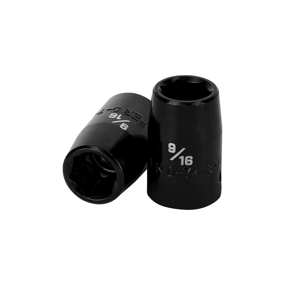 Dado de impacto de 9/16', 6 puntas, cuadro 1/2', Truper Caja con 6, 13378