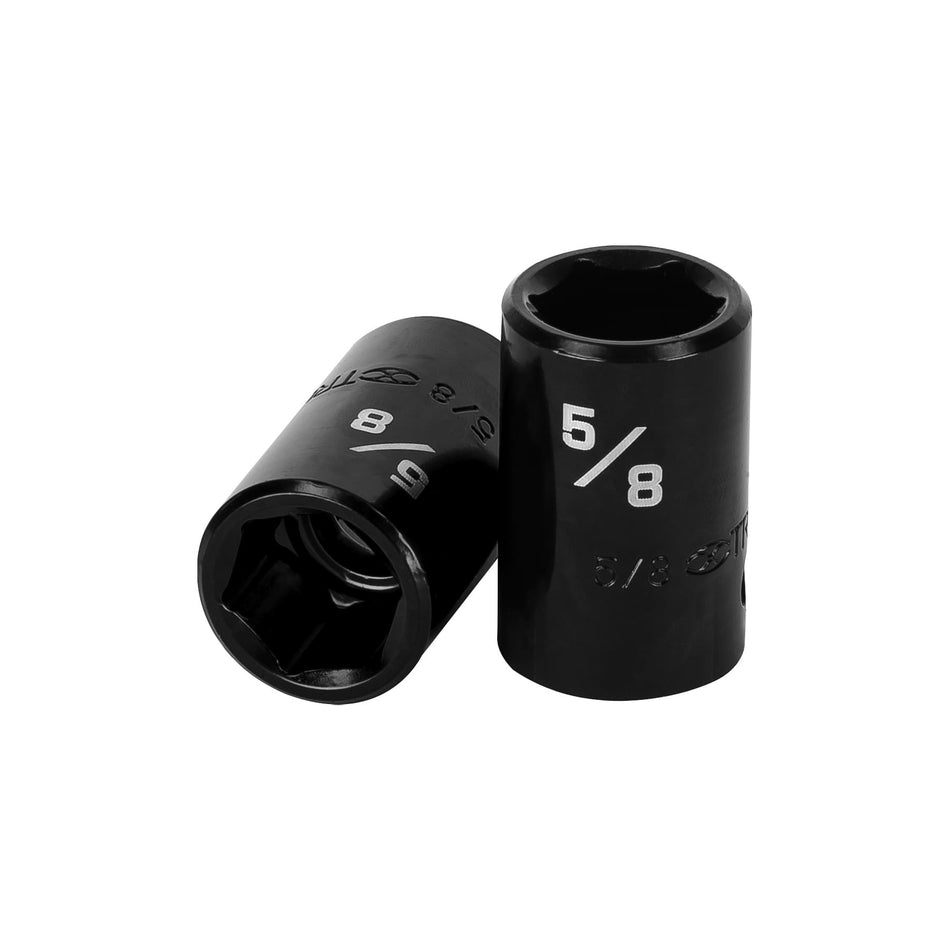 Dado de impacto de 5/8', 6 puntas cuadro 1/2', Truper Caja con 6, 13379