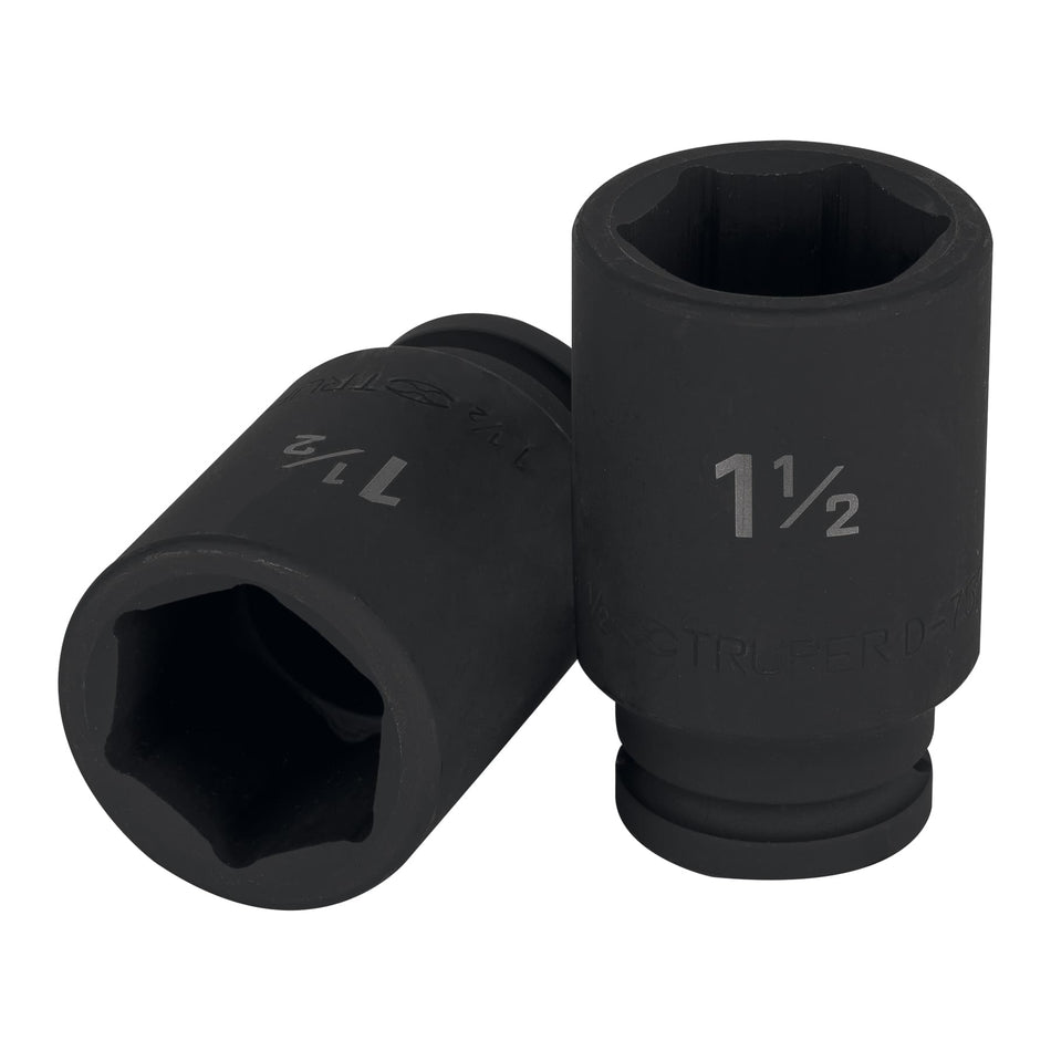 Dado largo de impacto de 1-1/2', 6 puntas, cuadro 3/4', 12442