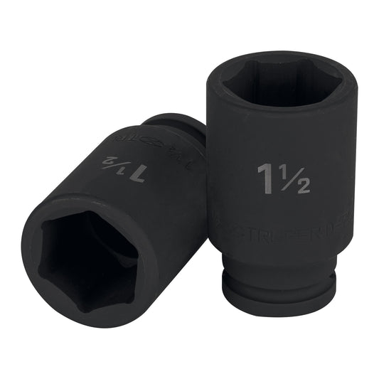 Dado largo de impacto de 1-1/2', 6 puntas, cuadro 3/4', 12442