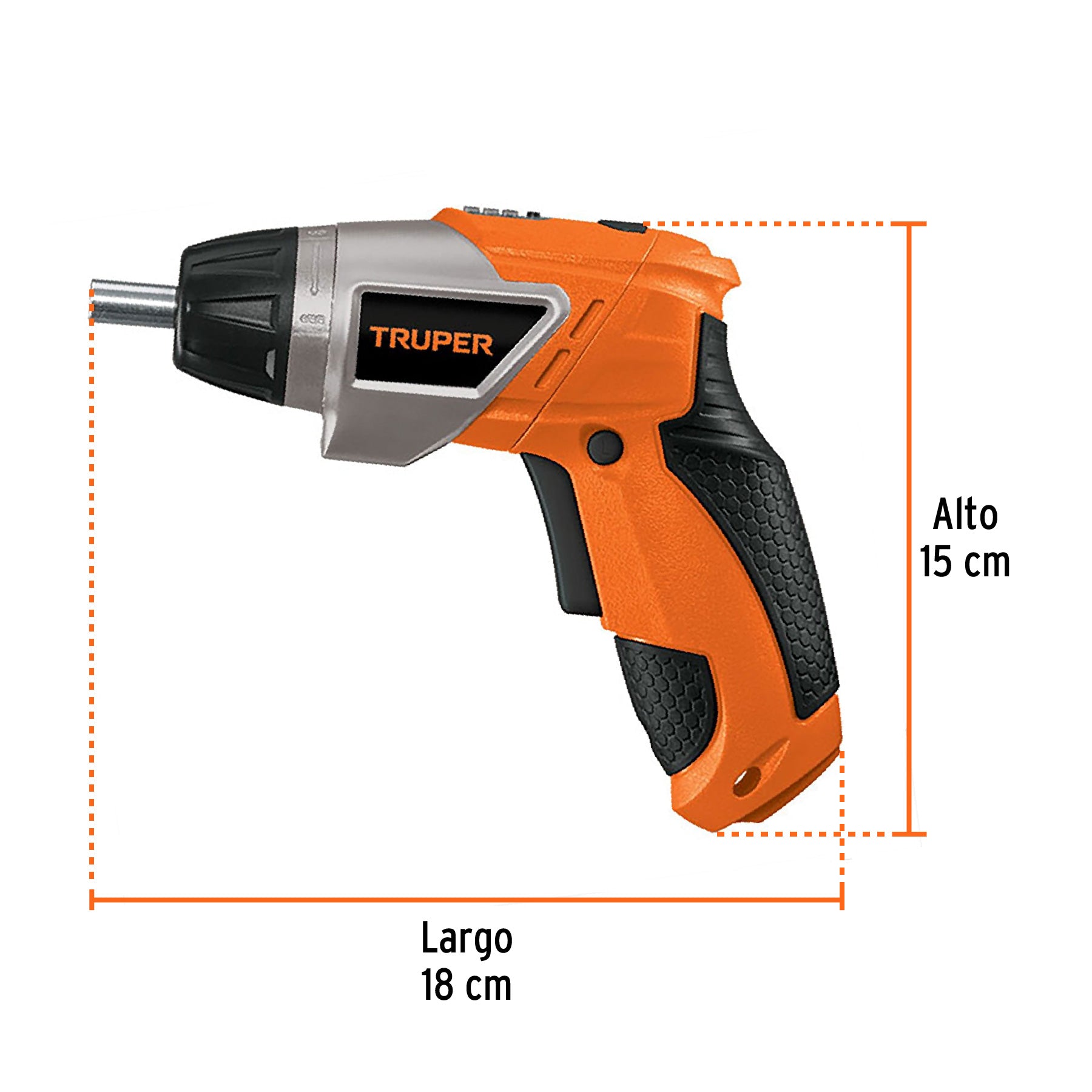 Destornillador inal. 3.6V, 2 posiciones, TRUPER PRO, 101843