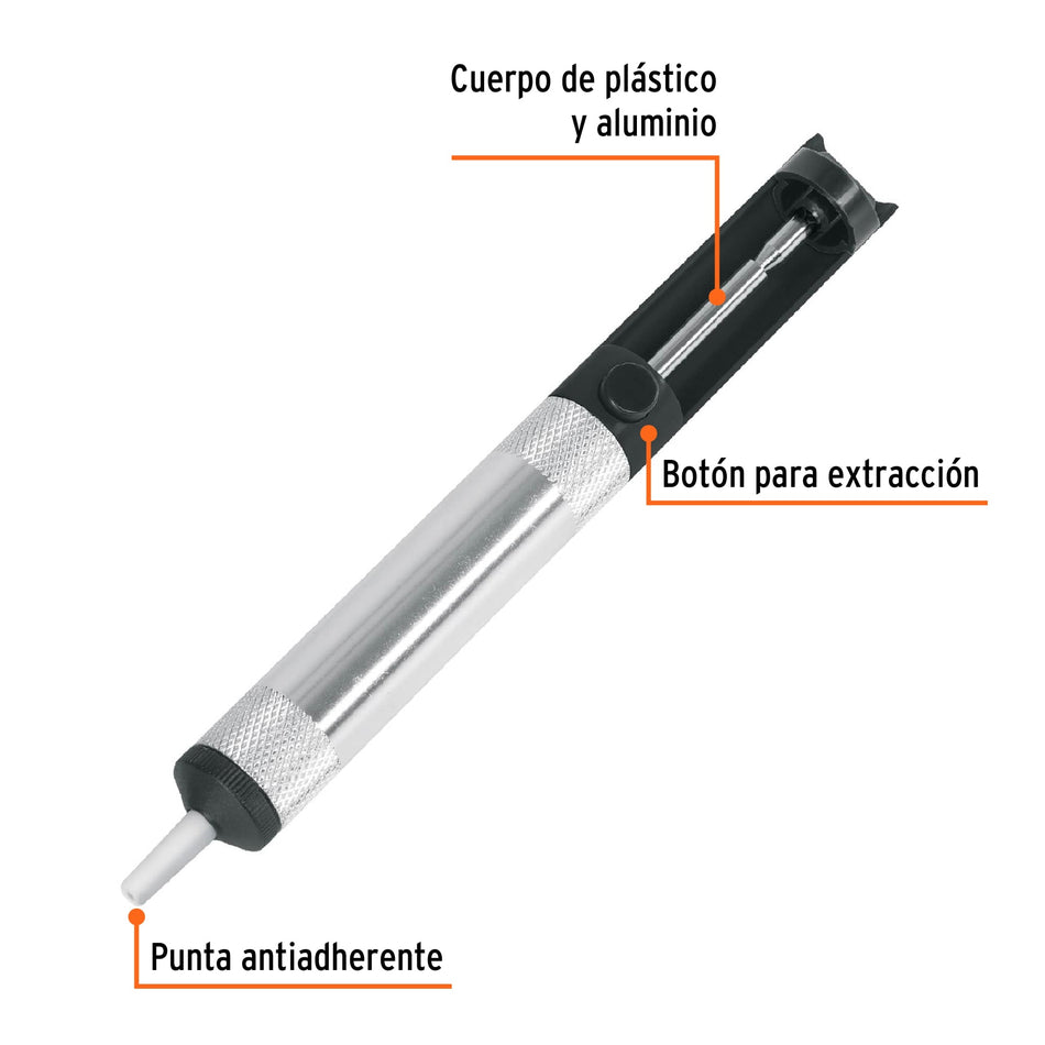 Desoldador de succión, Truper Caja con 4, 16923