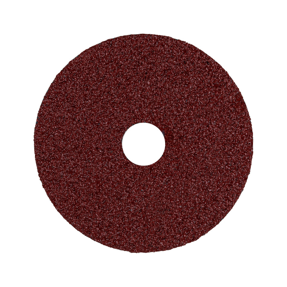 Disco de lija 4-1/2' con respaldo de fibra, grano 24, Truper Caja con 5, 100124