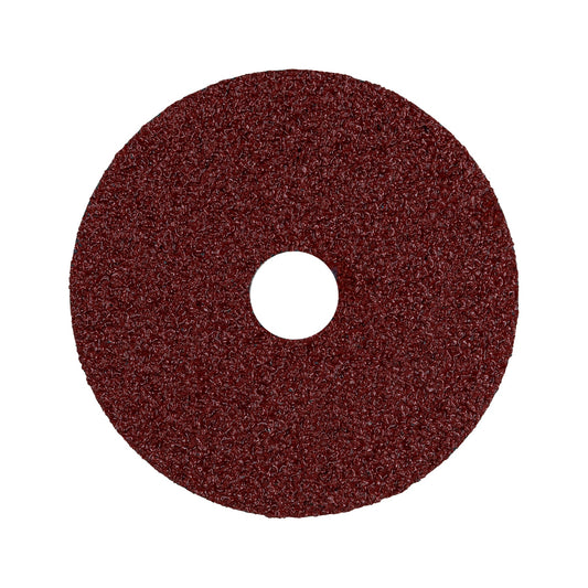 Disco de lija 4-1/2' con respaldo de fibra, grano 24, Truper Caja con 5, 100124