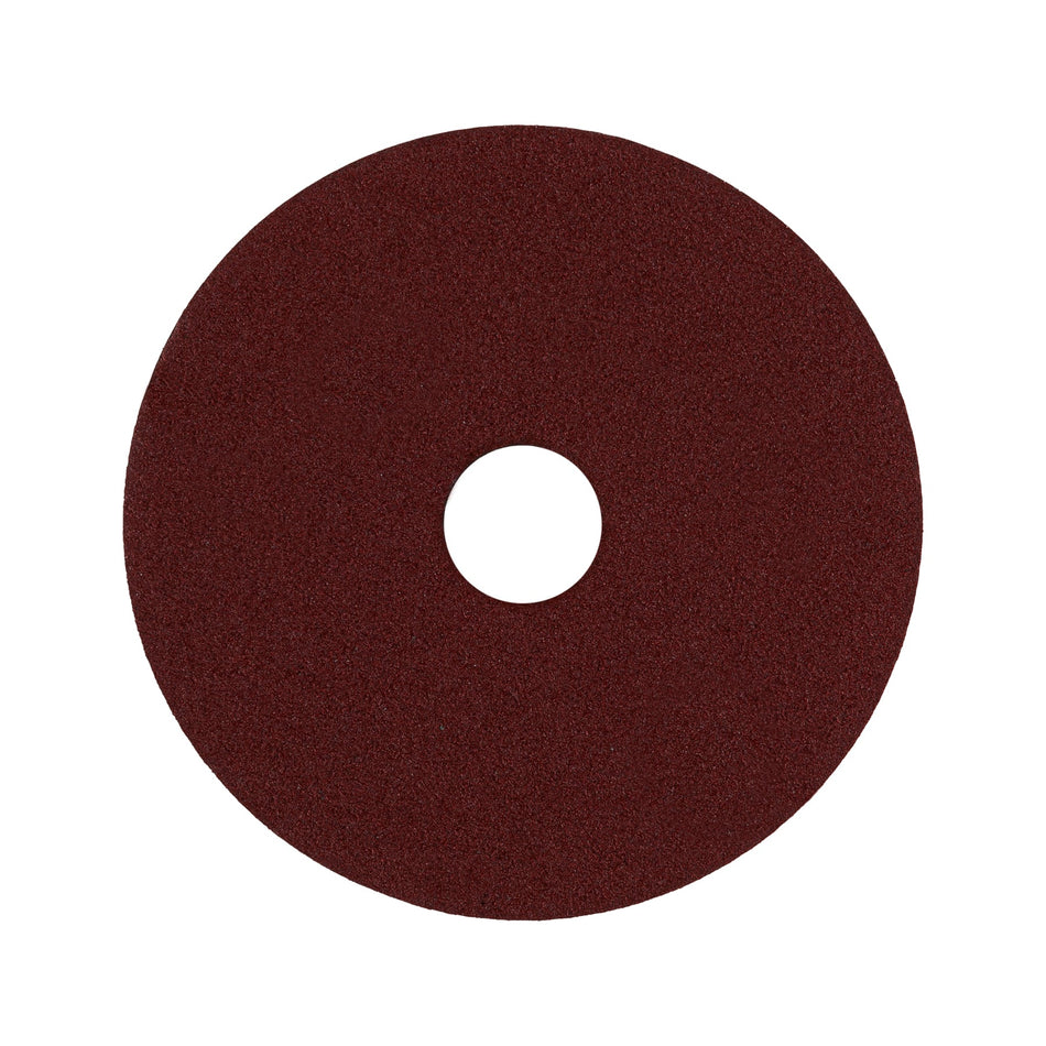 Disco de lija 4-1/2' con respaldo de fibra, grano 80, Truper Caja con 5, 100127