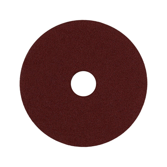 Disco de lija 4-1/2' con respaldo de fibra, grano 80, Truper Caja con 5, 100127
