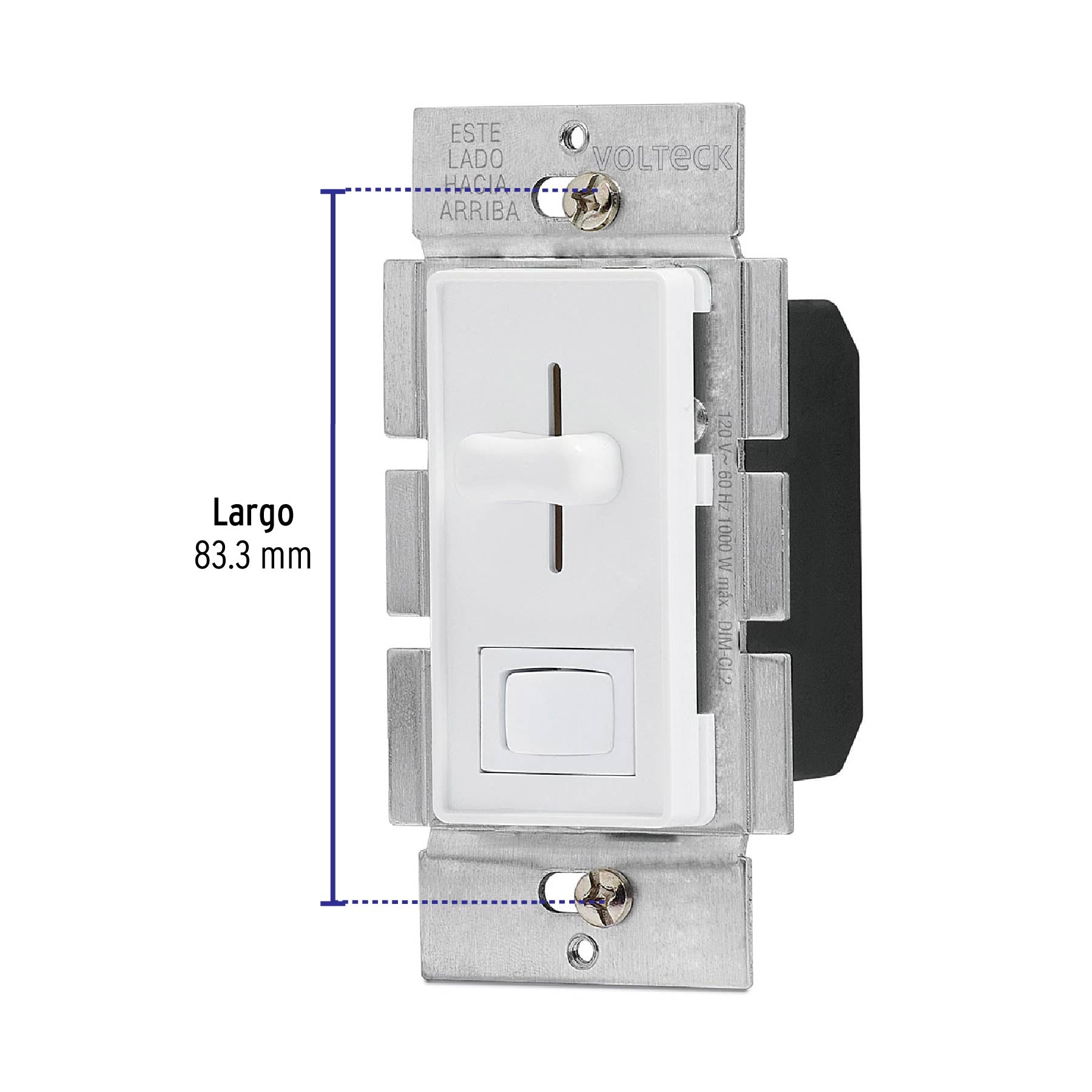 Atenuador de Luz deslizable con interruptor, línea Classic, 46301