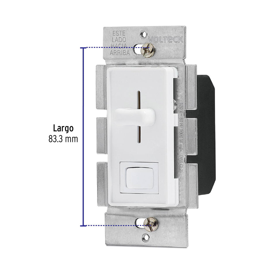 Atenuador de Luz deslizable con interruptor, línea Classic Caja con 5, 46301