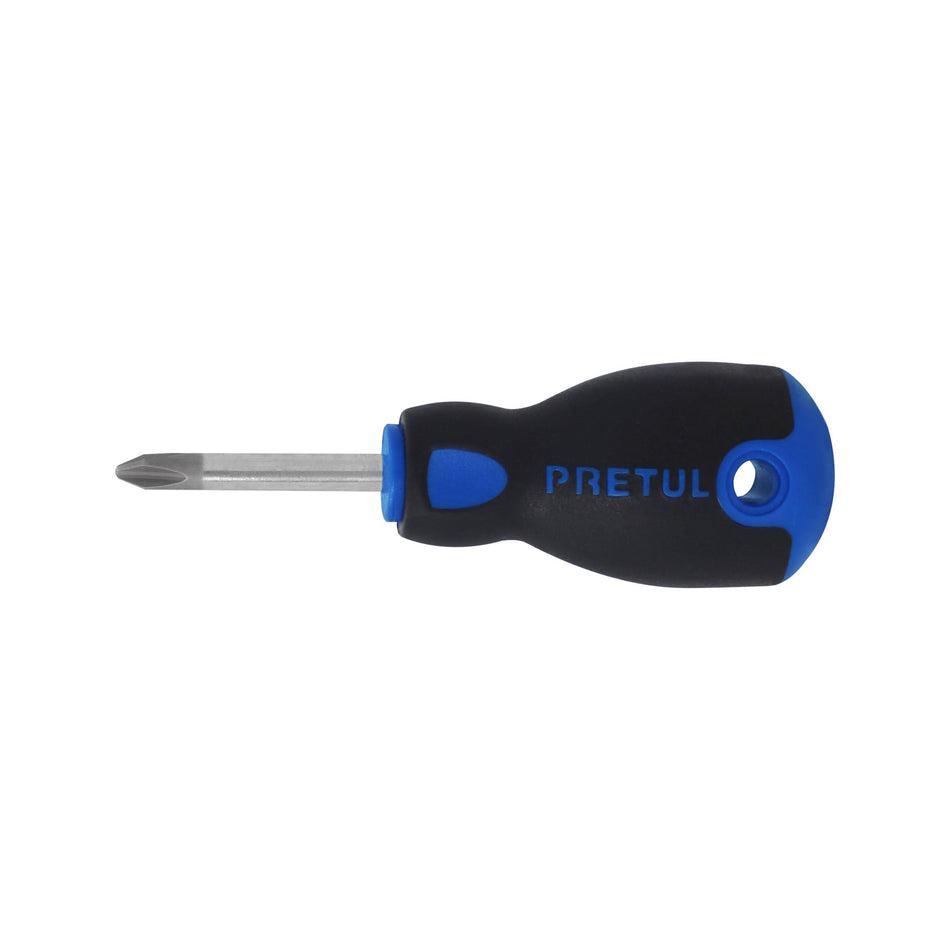 Desarmador de cruz 1/4' x 1-1/2' mango Comfort Grip, Pretul Caja con 6, 21498
