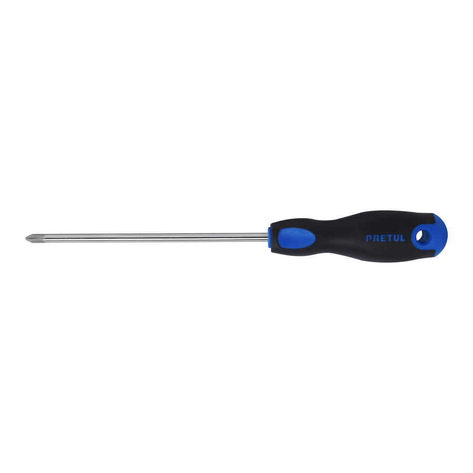 Desarmador de cruz 1/4' x 6' mango Comfort Grip, Pretul Caja con 6, 21499
