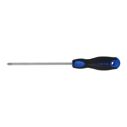 Desarmador de cruz 1/4' x 6' mango Comfort Grip, Pretul Caja con 6, 21499