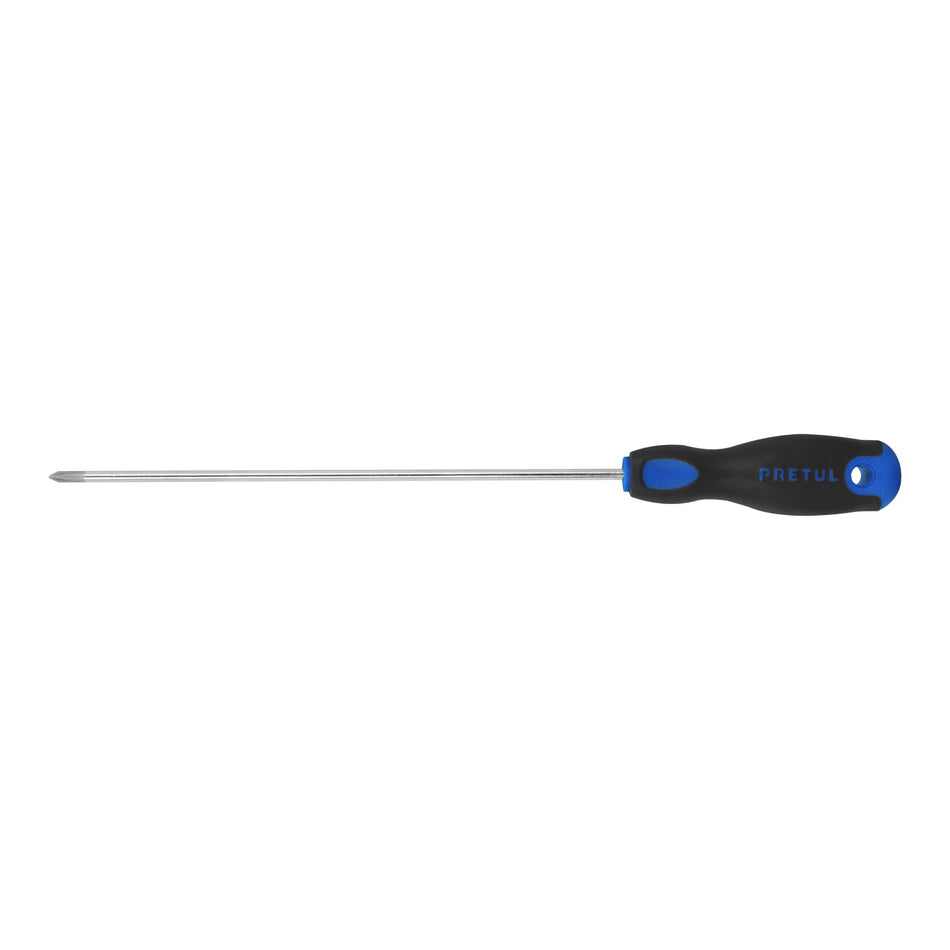 Desarmador de cruz 1/8' x 4' mango Comfort Grip, Pretul Caja con 6, 28082