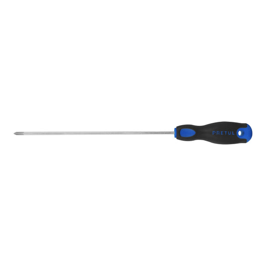 Desarmador de cruz 1/8' x 4' mango Comfort Grip, Pretul Caja con 6, 28082