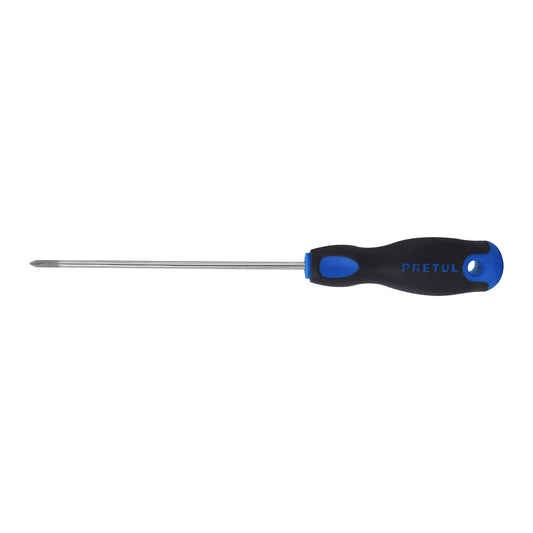 Desarmador de cruz 1/8' x 6' mango Comfort Grip, Pretul Caja con 6, 28083