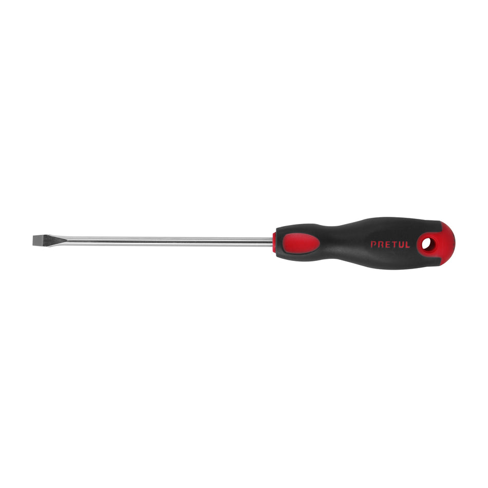 Desarmador plano 1/4' x 6'mango Comfort Grip, Pretul Caja con 6, 21484