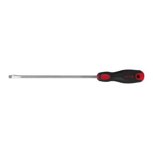Desarmador plano 1/4' x 8'mango Comfort Grip, Pretul Caja con 6, 21482