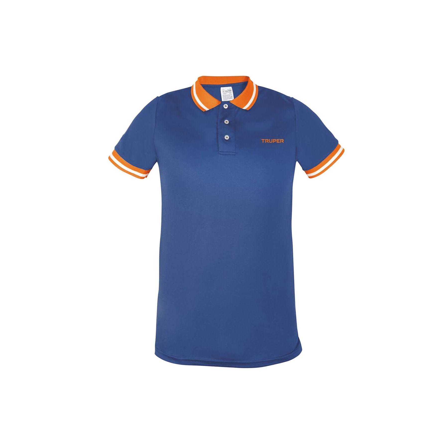 Playera polo performance para hombre, azul, G, Truper, 69967