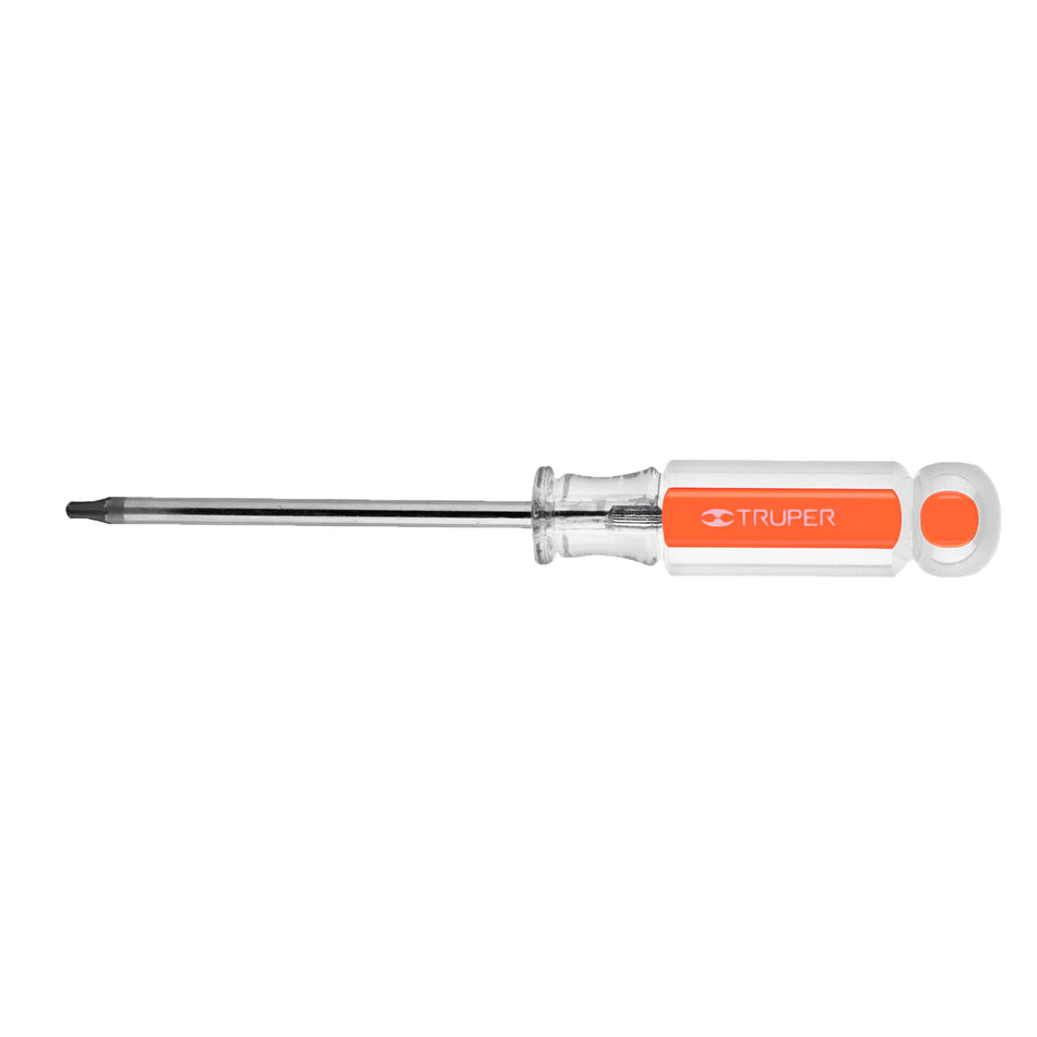Desarmador punta Torx T 20 mango de acetato, Truper Caja con 6, 15103
