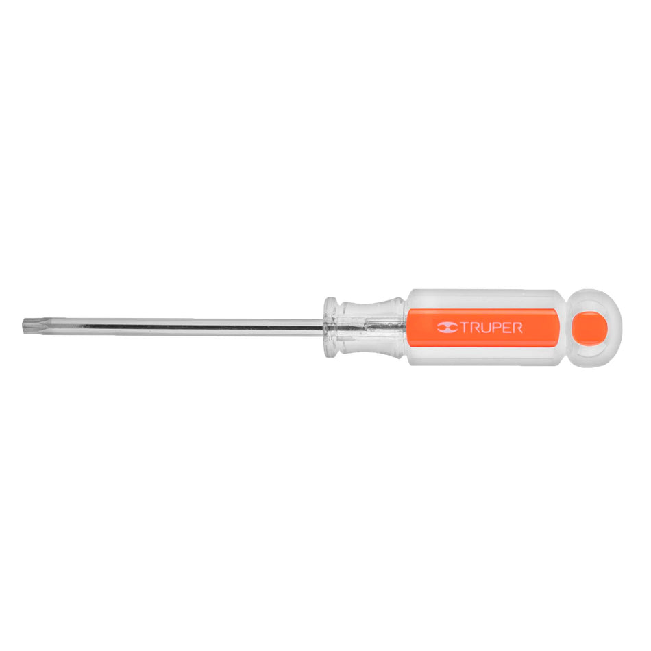 Desarmador punta Torx T 30 mango de acetato, Truper Caja con 6, 15106