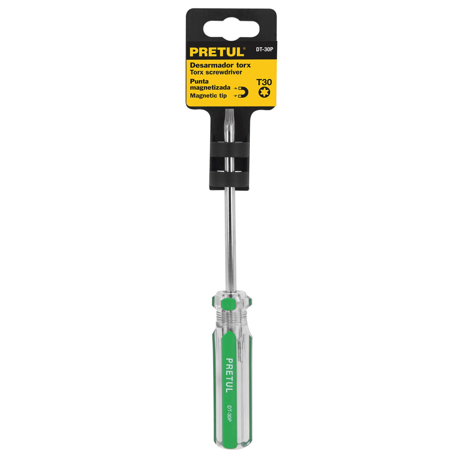 Desarmador punta Torx T 30 mango de PVC, Pretul Caja con 6, 29987