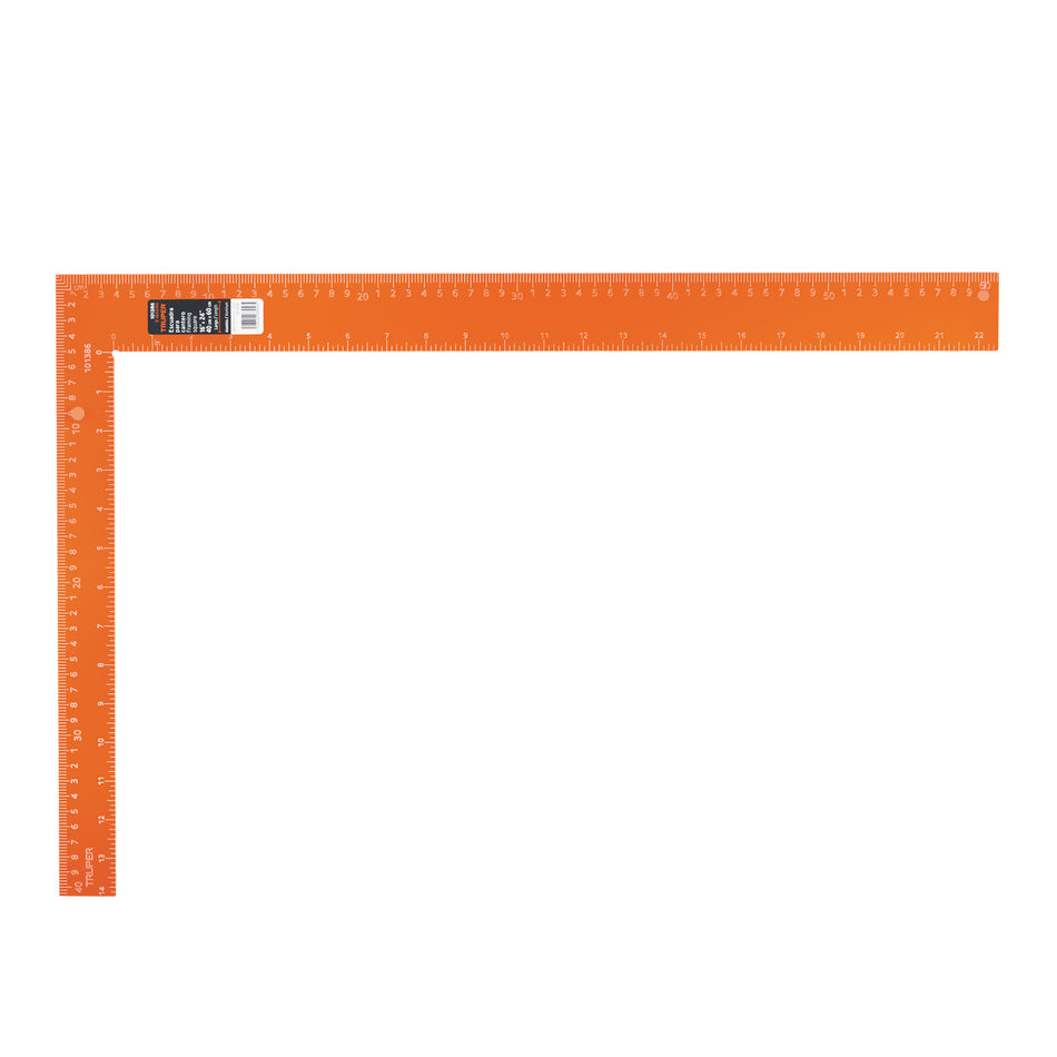 Escuadra 16'x24' de aluminio color naranja para cantero Caja con 6, 101386