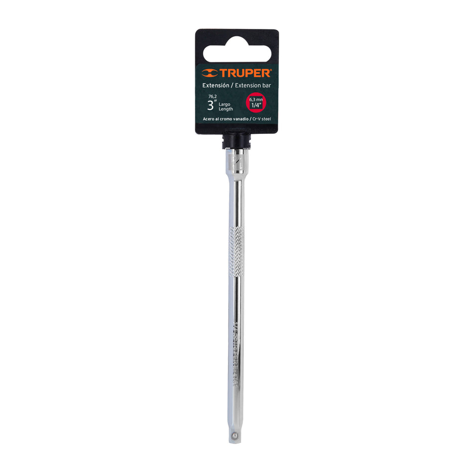 Extensión de 6' para matraca, cuadro 1/4', Truper Caja con 6, 13915