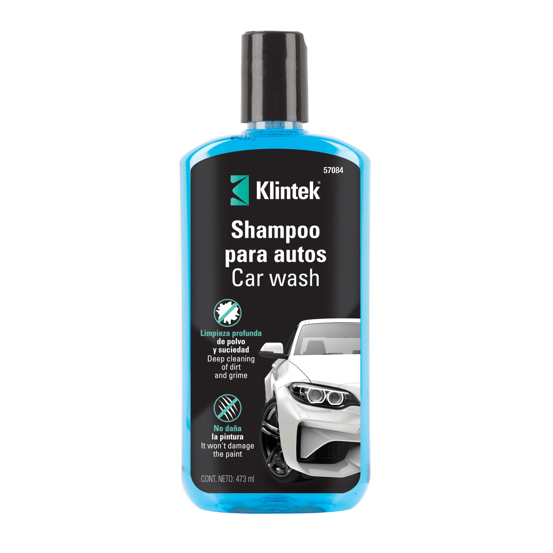 Shampoo para auto, 473 ml, Klintek, 57084