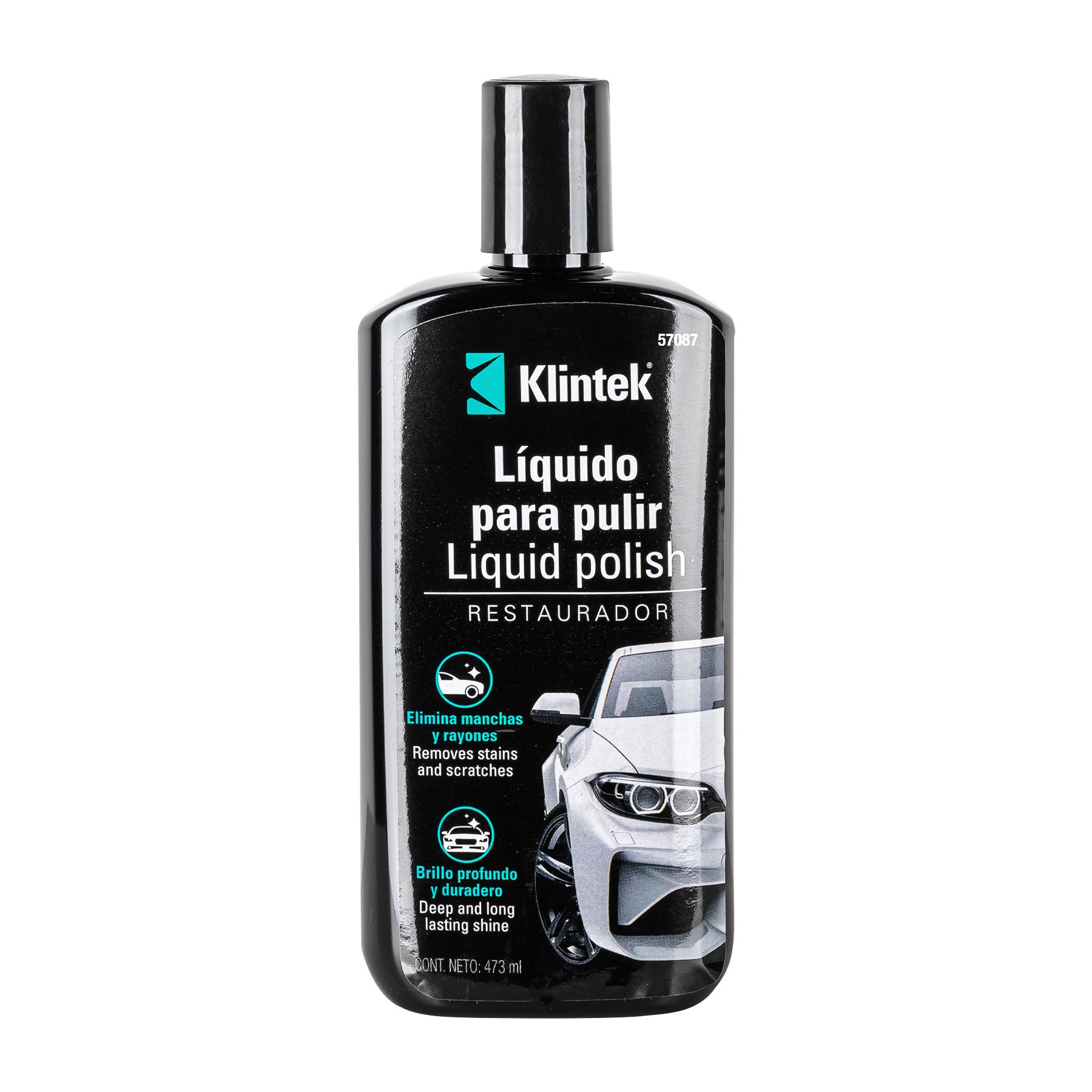 Polish líquido para auto, 473 ml, Klintek, 57087