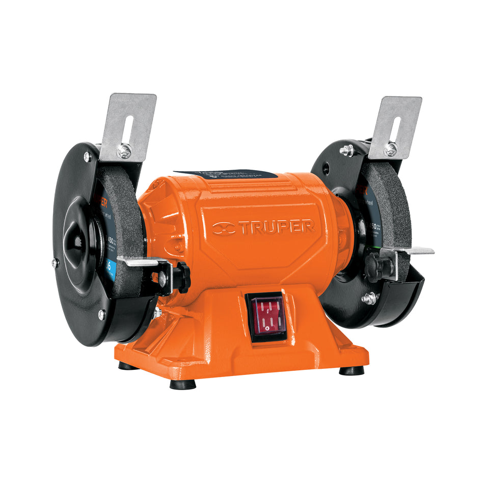 Esmeril de banco de 5' de 1/4 HP (185 W), Truper, 12784
