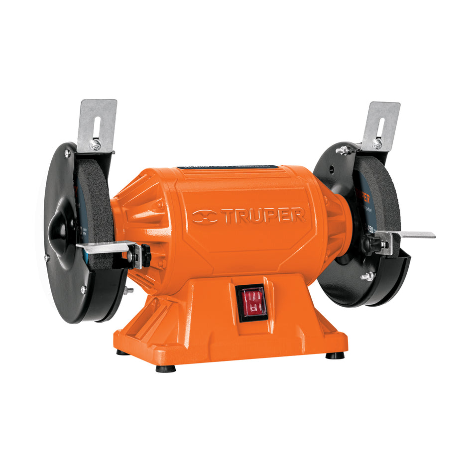 Esmeril de banco de 6' de 1/2 HP (370 W), Truper, 12785