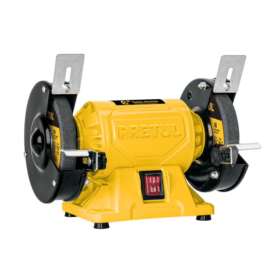 Esmeril de banco de 6' de 1/4 HP (185 W), Pretul, 28237