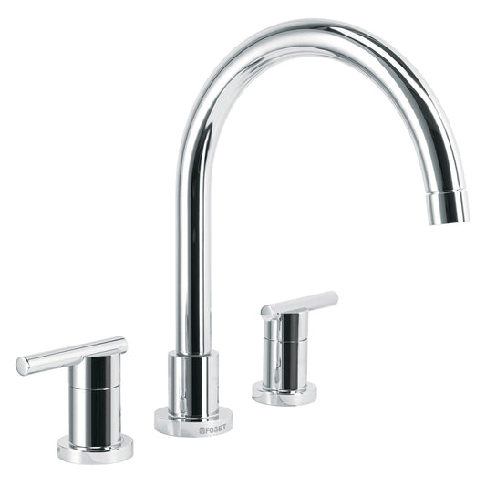 Mezcladora cromo cuello alto para fregadero, Foset Element, 49916