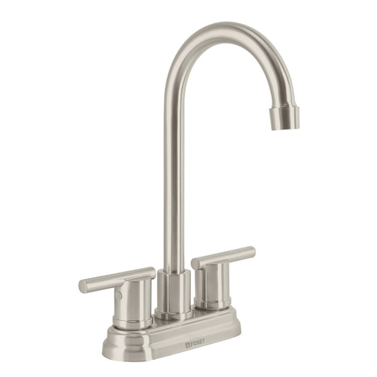 Mezcladora satín 4' para lavabo cuello tipo bar, Element, 49942