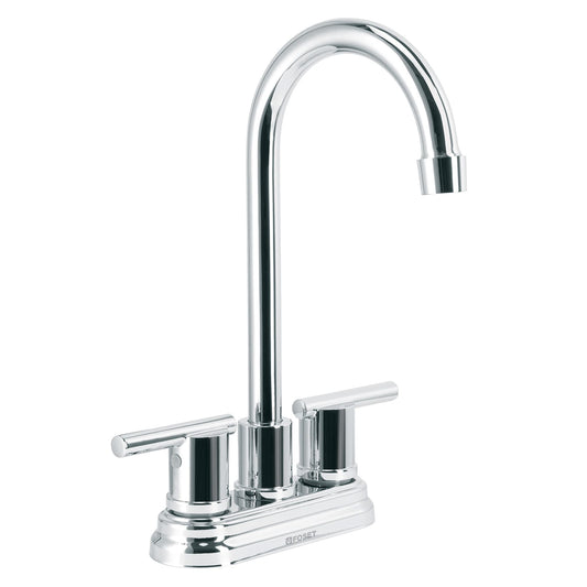 Mezcladora cromo 4' para lavabo cuello tipo bar, Element, 49930