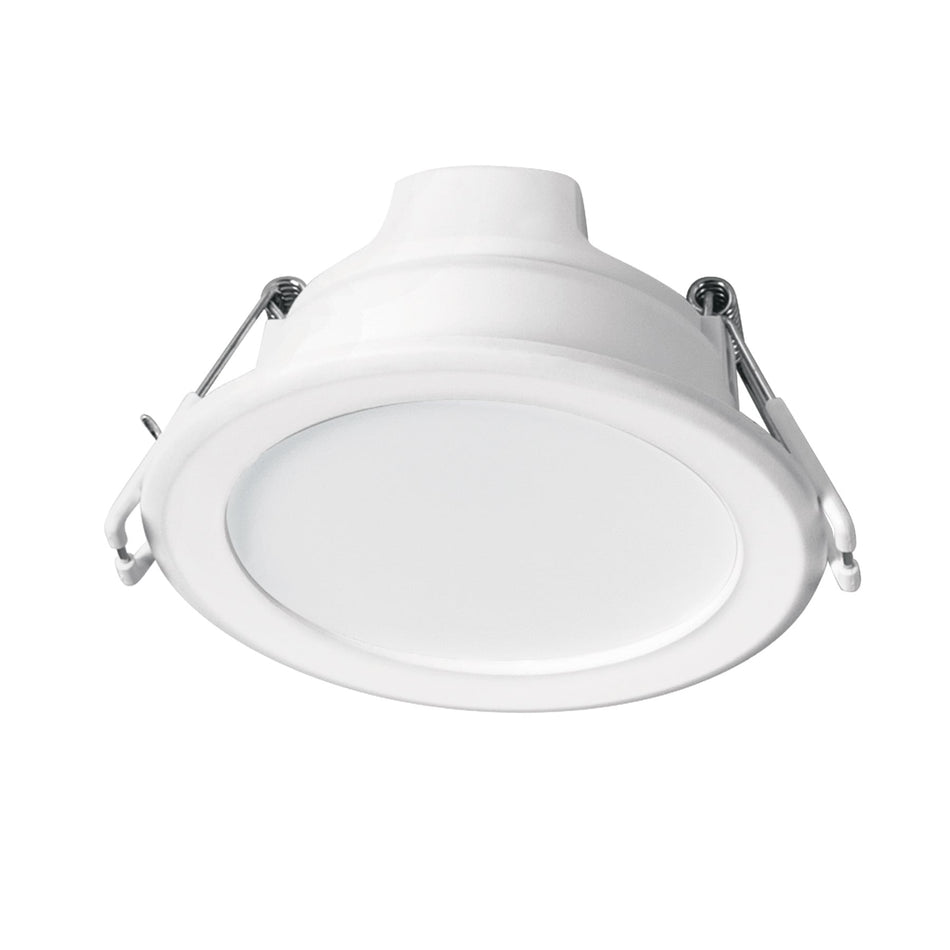 Luminario LED empotrable 5 W redondo, luz de día, Basic Caja con 4, 25086