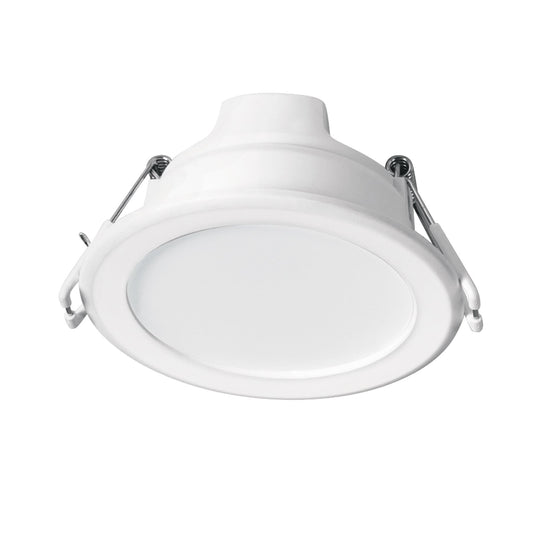 Luminario LED empotrable 5 W redondo, luz de día, Basic Caja con 4, 25086