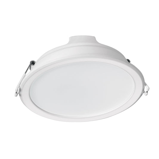 Luminario LED empotrable 12 W redondo, luz de día, Basic Caja con 2, 25088