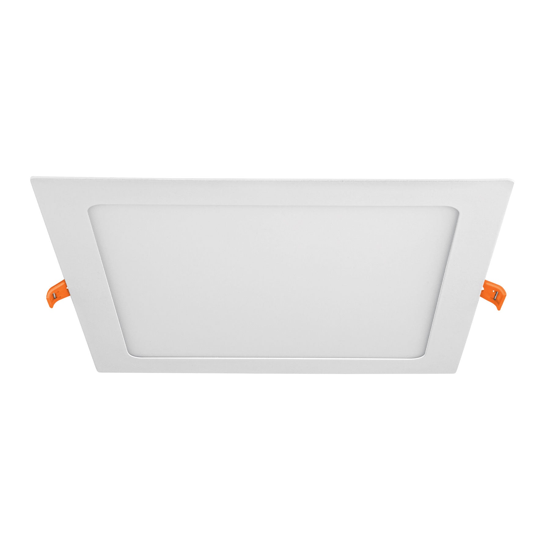 Luminario ultra delgado LED 18W empotrar cuadrado luz cálida, 47408