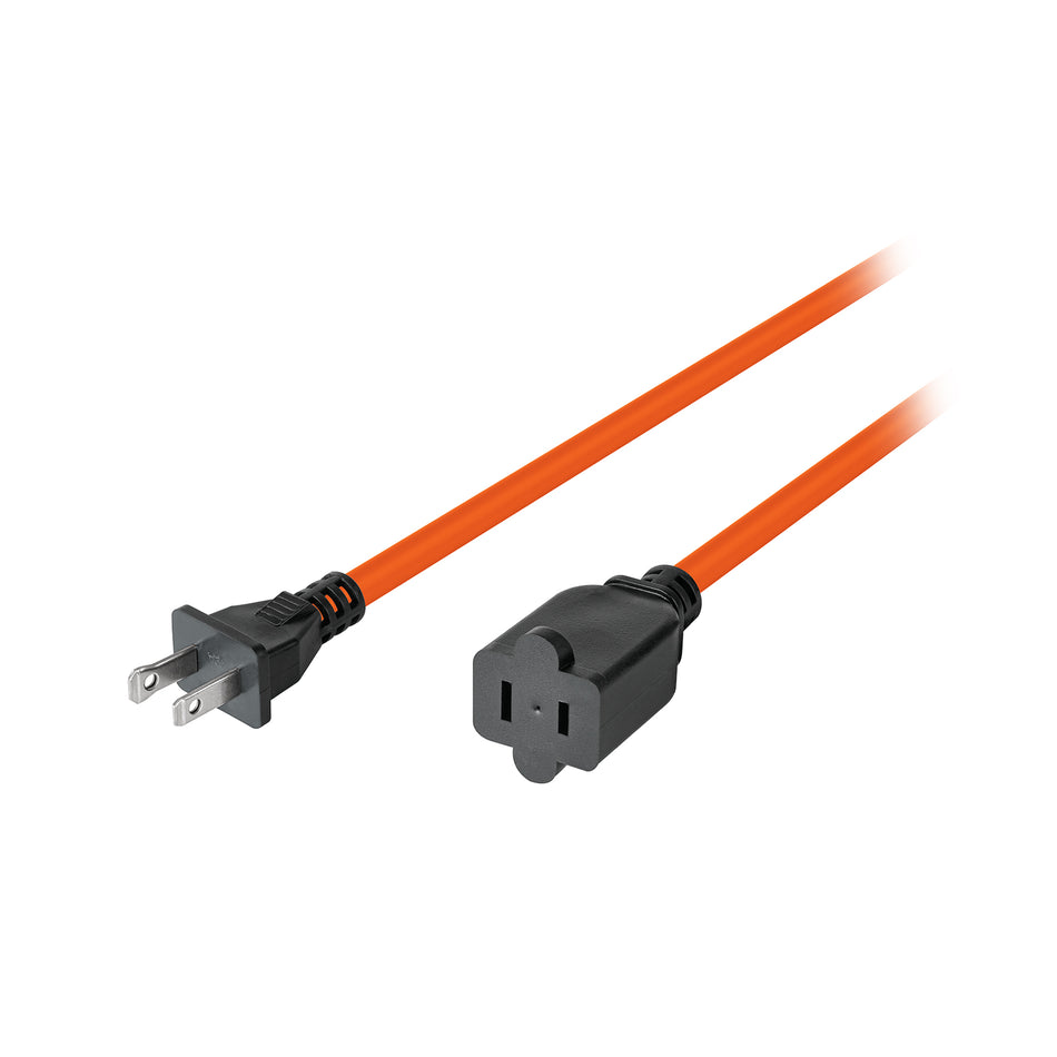Extensión eléctrica uso rudo 15 m 2x16 AWG para 1 clavija Caja con 4, 40191