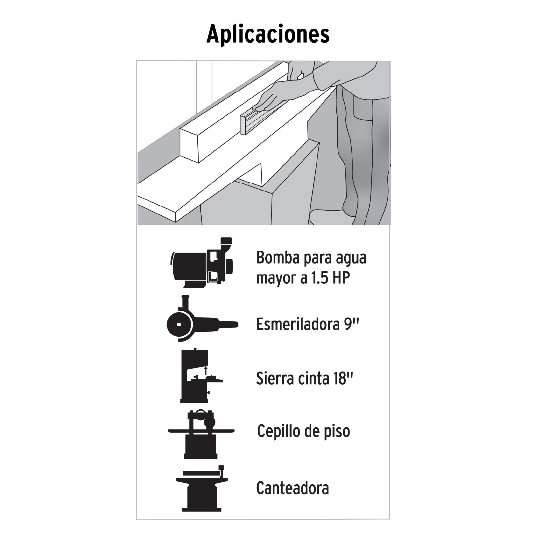 Extensión de uso súper rudo aterrizada 8 m. calibre 12, 48299