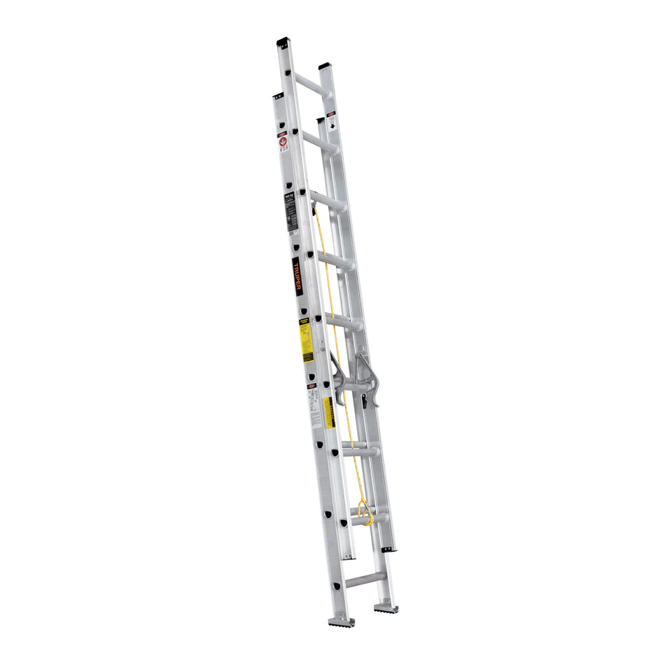 Escalera de extensión, tipo III, 16 peldaños, Truper, 16026