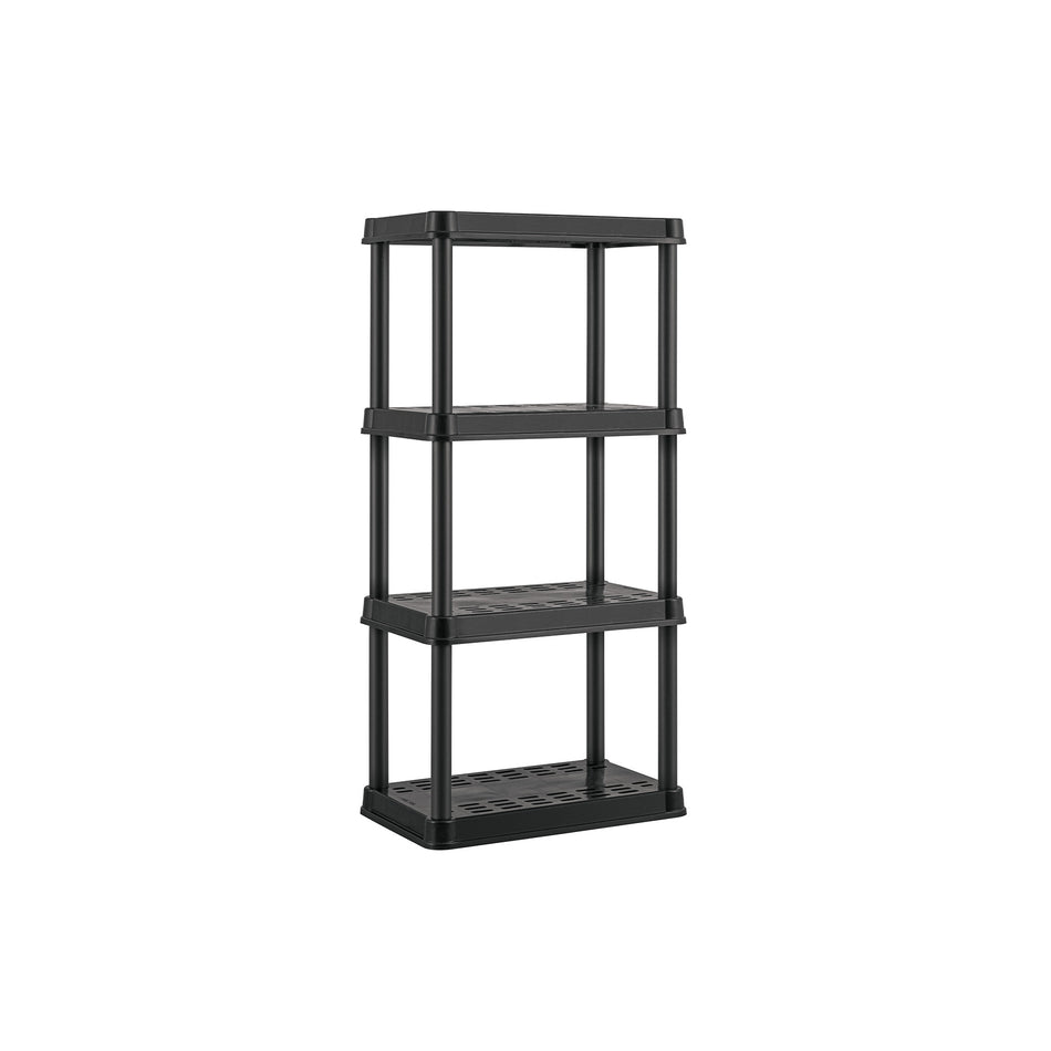 Estante plástico 4 repisas cap. 45 Kg, 125x38x61, PRETUL, 20682