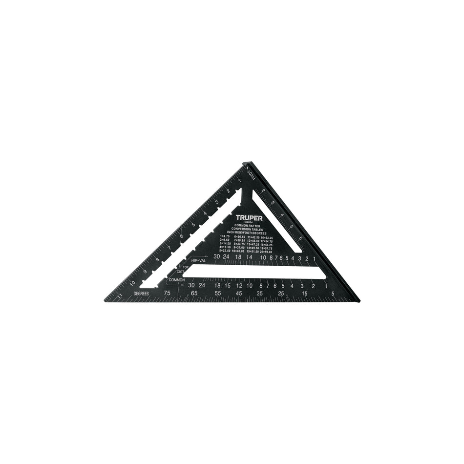 Escuadra 12' de aluminio color negro, p/muros de yeso, Trupe, 104024