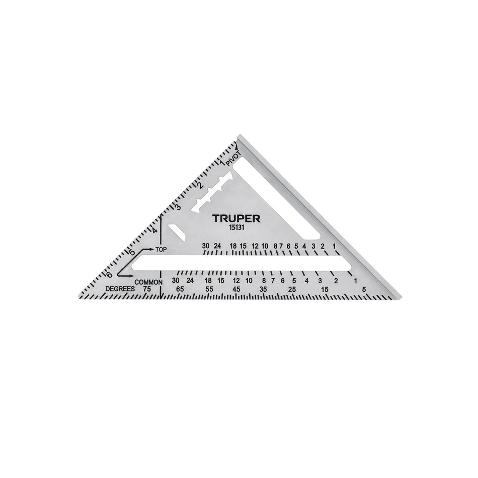 Escuadra 7' de aluminio para muros de yeso, Truper Caja con 3, 15131