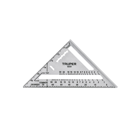 Escuadra 7' de aluminio para muros de yeso, Truper Caja con 3, 15131