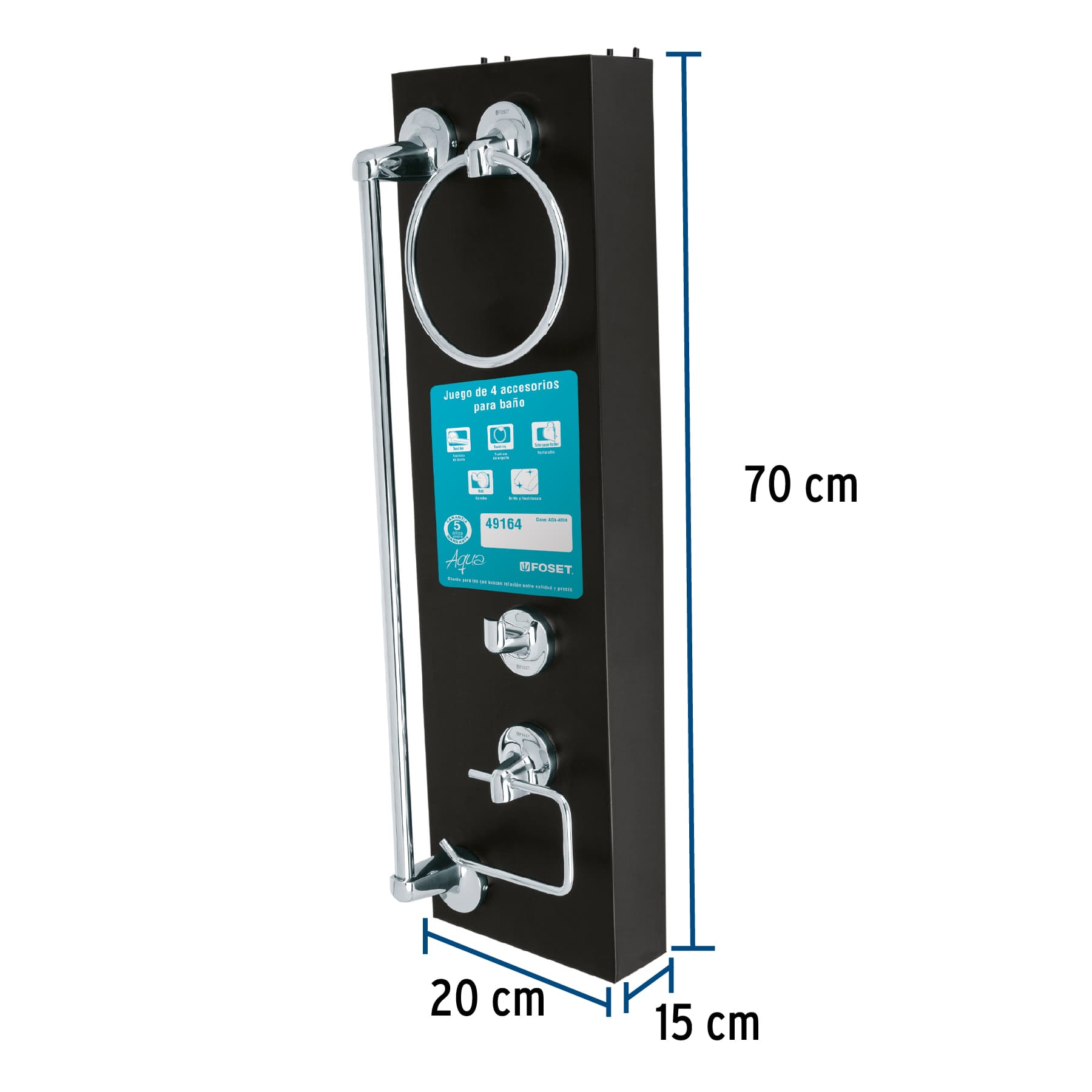 Exhibidor con jgo de acc AQA-4004, Foset, 55971