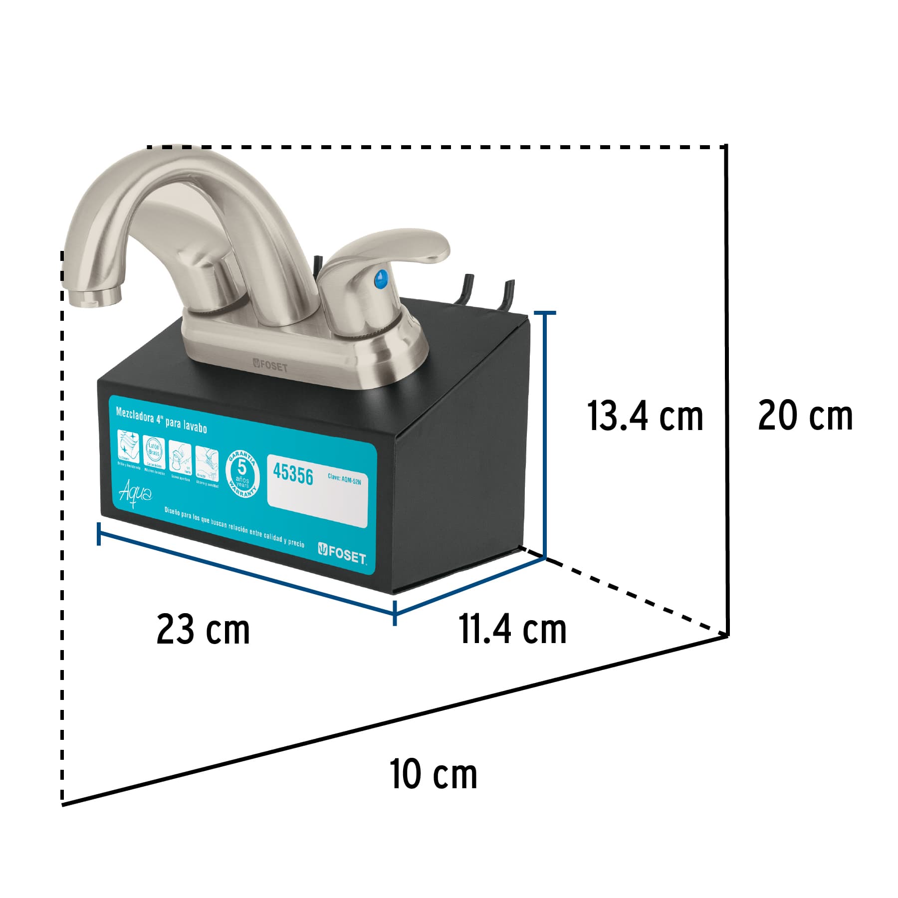 Exhibidor con mezcladora AQM-52N, Foset, 55970