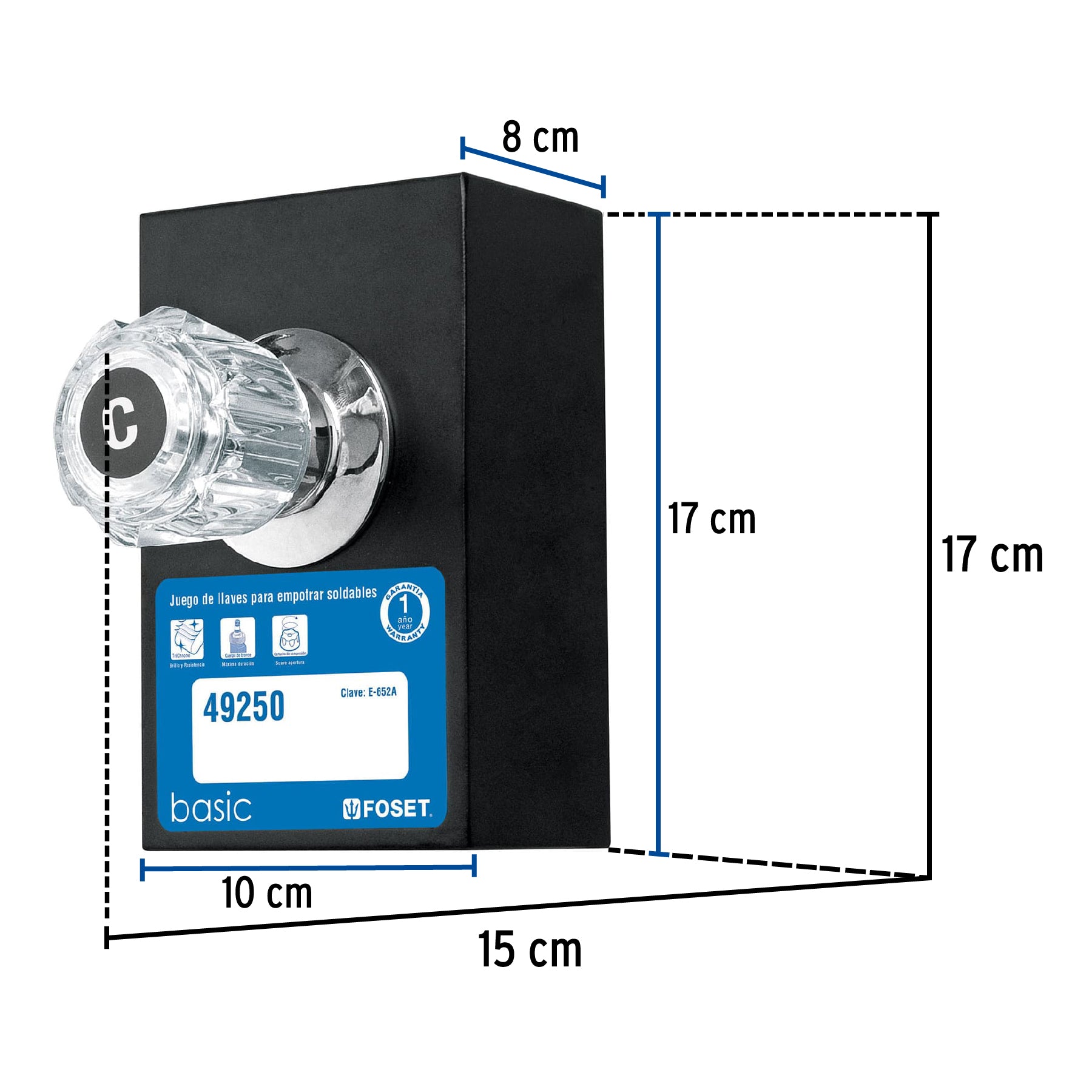 Exhibidor para llaves E-652A, Foset, 55280